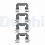 Lisakomplekt, ketaspiduriklotsid DELPHI LX0667