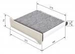 Filter,salongi&otilde;hk BOSCH 1 987 432 426