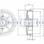 Piduritrummel DELPHI BF392