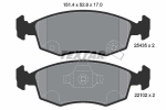 Piduriklotsi komplekt,ketaspidur TEXTAR 2543501