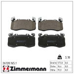 Piduriklotsi komplekt,ketaspidur ZIMMERMANN 26128.165.1