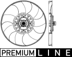 Ventilaator,mootorijahutus MAHLE CFF 489 000P