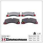 Piduriklotsi komplekt,ketaspidur ZIMMERMANN 24553.160.1