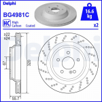 Piduriketas DELPHI BG4981C