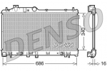 Radiaator,mootorijahutus DENSO DRM36008