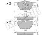 Piduriklotsi komplekt,ketaspidur METELLI 22-0252-0