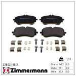 Piduriklotsi komplekt,ketaspidur ZIMMERMANN 22802.190.2