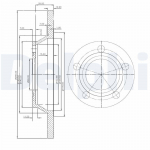 Piduriketas DELPHI BG2987