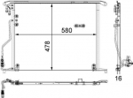 Kondensaator,kliimaseade MAHLE AC 334 000S