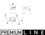 Radiaatorid MAHLE ACH 2 000P