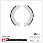 Piduriklotside komplekt,seisupidur ZIMMERMANN 10990.103.5