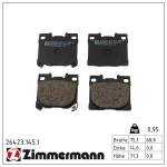 Piduriklotsi komplekt,ketaspidur ZIMMERMANN 26423.145.1