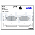 Piduriklotsi komplekt,ketaspidur DELPHI LP629