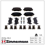 Piduriklotsi komplekt,ketaspidur ZIMMERMANN 25734.170.2