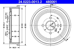 Piduritrummel ATE 24.0223-0013.2