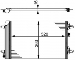Kondensaator,kliimaseade MAHLE AC 358 000S