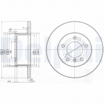 Piduriketas DELPHI BG2556