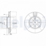 Piduriketas DELPHI BG3056