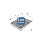 Filter,salongi&otilde;hk UFI 54.109.00