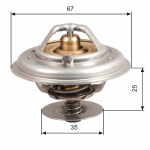 Termostaat,Jahutusvedelik GATES TH14380G1