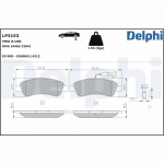 Piduriklotsi komplekt,ketaspidur DELPHI LP3153