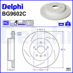 Piduriketas DELPHI BG9602C