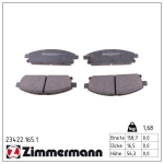 Piduriklotsi komplekt,ketaspidur ZIMMERMANN 23422.165.1