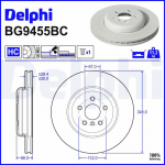 Piduriketas DELPHI BG9455BC