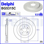 Piduriketas DELPHI BG5315C