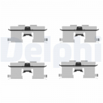 Lisakomplekt, ketaspiduriklotsid DELPHI LX0407