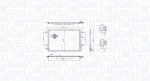 Kondensaator,kliimaseade MAGNETI MARELLI 350203103500