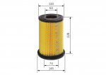 &Otilde;hufilter BOSCH F 026 400 199