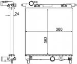 Radiaator,mootorijahutus MAHLE CR 831 001S