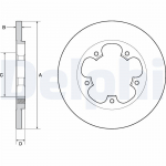 Piduriketas DELPHI BG4681C