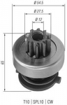 Hammastrummel,starter MAGNETI MARELLI 940113020166