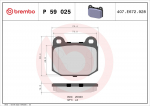Piduriklotsi komplekt,ketaspidur BREMBO P 59 025
