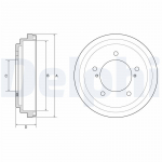 Piduritrummel DELPHI BF647