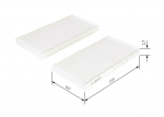 Filter,salongi&otilde;hk BOSCH 1 987 432 277