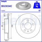 Piduriketas DELPHI BG3034C