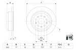 Brake Disc BOSCH 0 986 479 K00