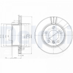 Piduriketas DELPHI BG3899C