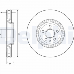 Piduriketas DELPHI BG9171C