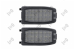 tuli, v&auml;lispeegel ABAKUS L27-420-001LED