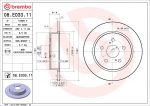 Piduriketas BREMBO 08.E033.11