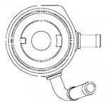 &Otilde;liradiaator,mootori&otilde;li MAHLE CLC 195 000S