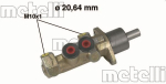 Peapiduri silinder METELLI 05-0242