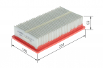 &Otilde;hufilter BOSCH F 026 400 634