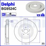 Piduriketas DELPHI BG9524C