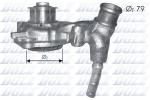 Veepump, mootori jahutus DOLZ F166