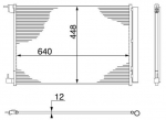 Kondensaator,kliimaseade MAHLE AC 412 000S